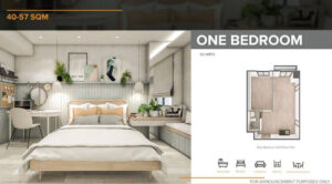 median flats 1br plan