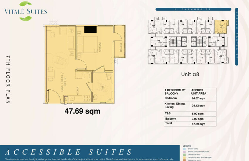 vitale accessible suites