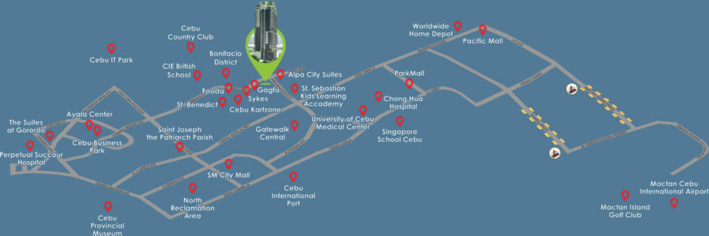 vitale suites map