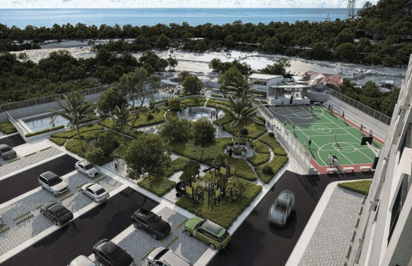 wjv bay tower aerial view