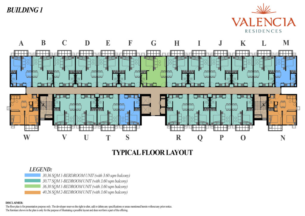 VALENCIA FLOOR LAYOUT