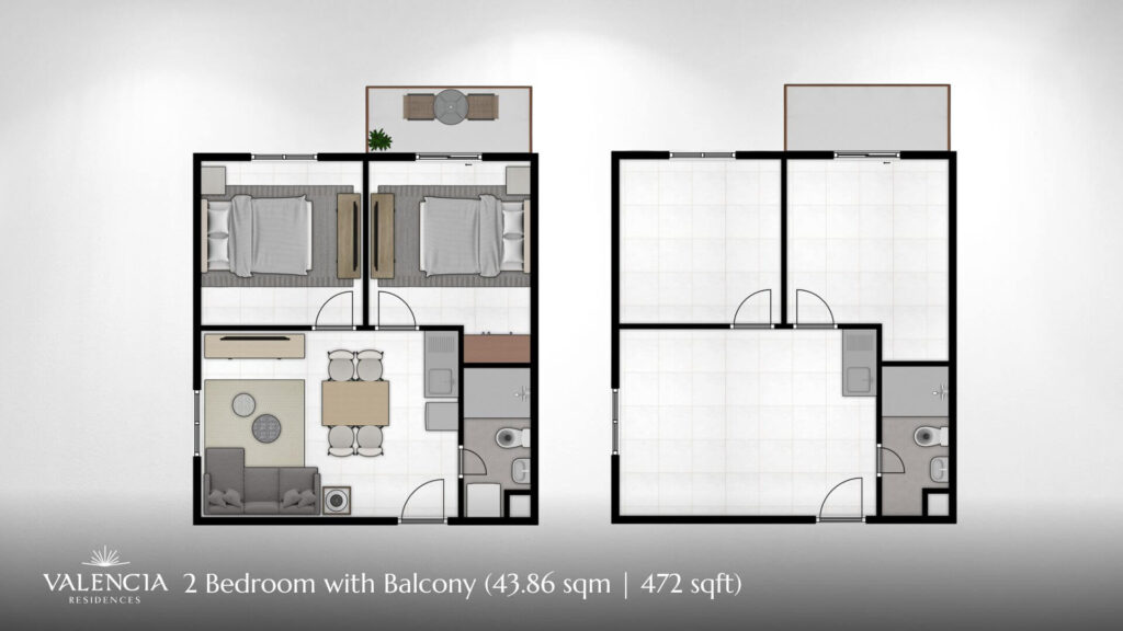 Valencia 2 Bedroom