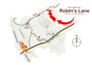 robins lane Vicinity Map