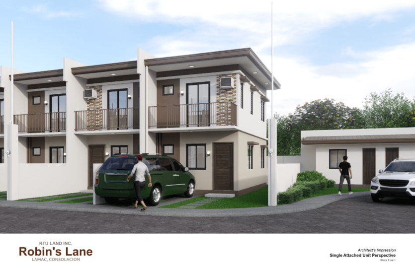 4_Single Attached Unit B1L1 Perspective
