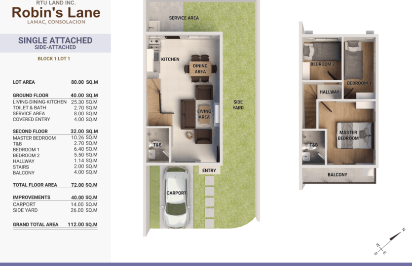 RTU-RLSL-Colored Plans Block 1 Lot 1