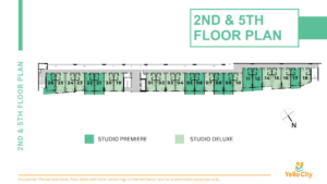 Yello City Salinas 2ND & 5TH FLOOR PLAN