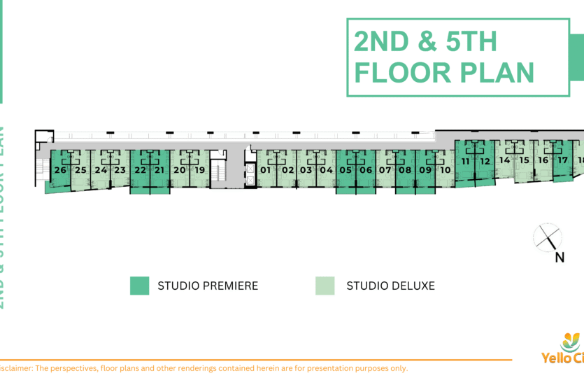 Yello City Salinas 2ND & 5TH FLOOR PLAN