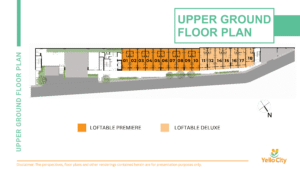 Yello City Salinas UPPER GROUND FLOOR PLAN
