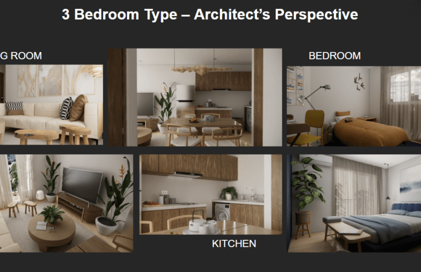 saekyung ocean residences 3-bedroom render