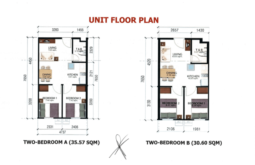 urban deca banilad unit plan