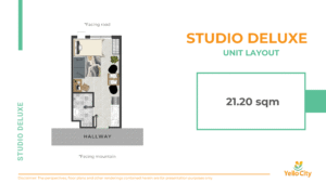 yello city at salinas - STUDIO DELUXE UNIT LAYOUT