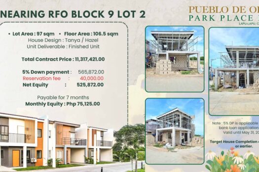 Pueblo de Oro Park Place 2 – Affordable Quality Housing in Lapulapu
