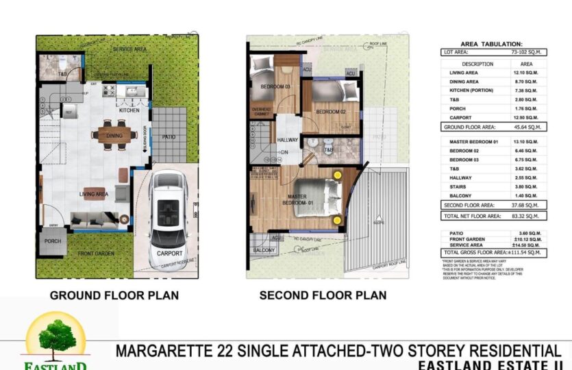 eastland estate 2 margarette plan