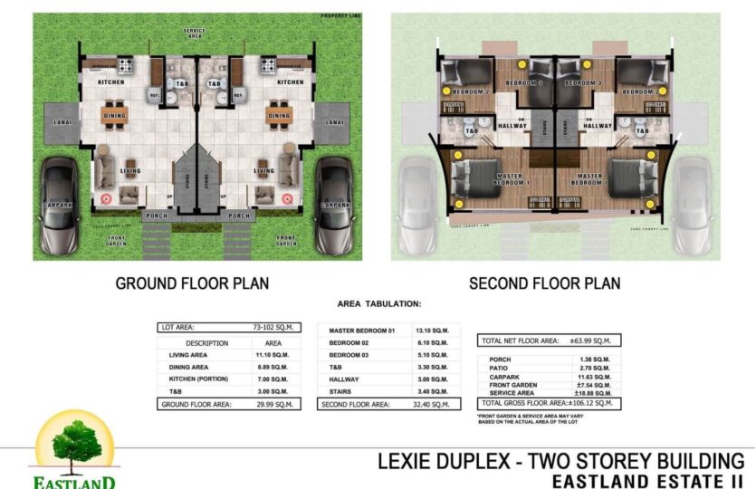 eastland estate 2 lexie duplex plan