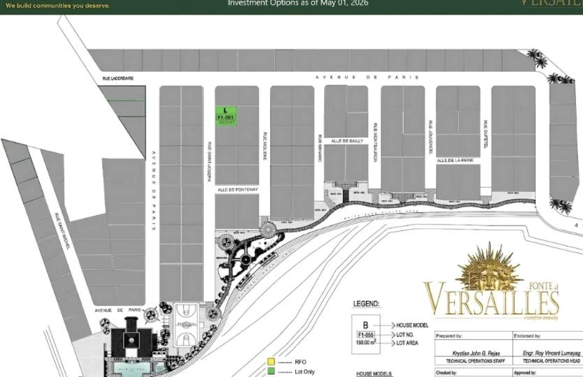 fonte di versailles inventory lot