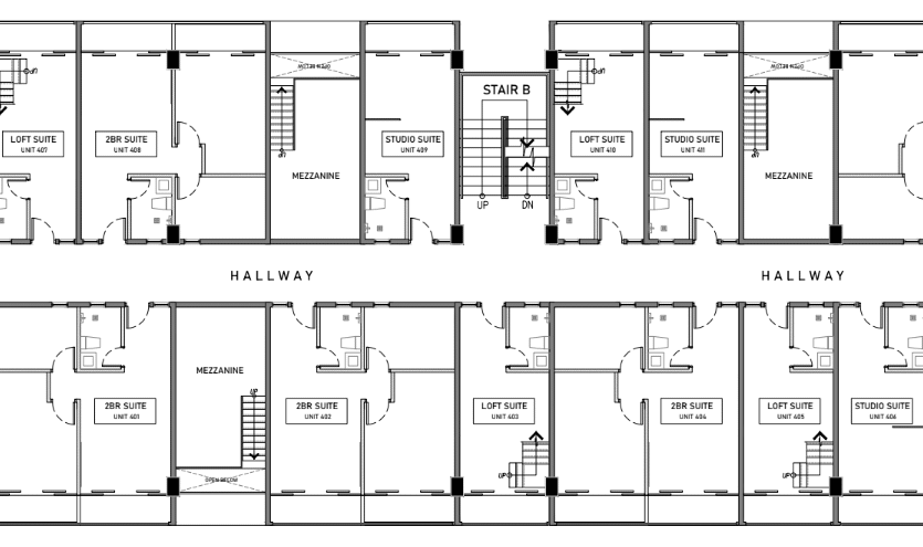 one garden residences aster 4F plan