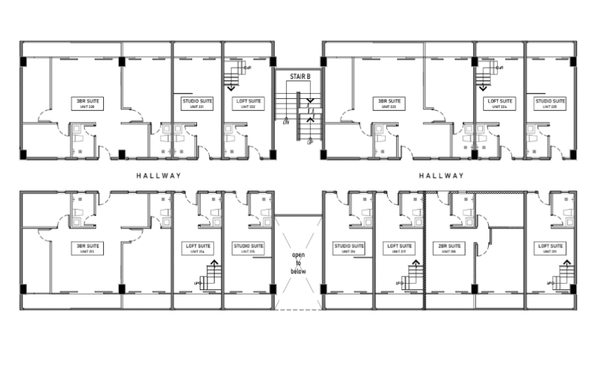 one garden residences bauhia 2F plan
