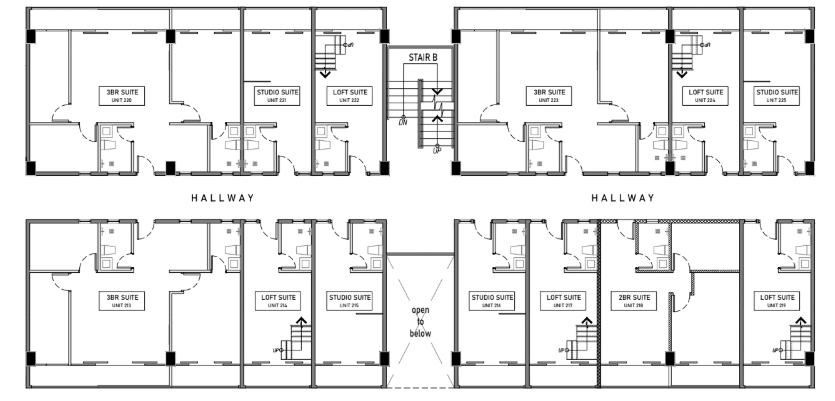 one garden residences bauhia 2F plan
