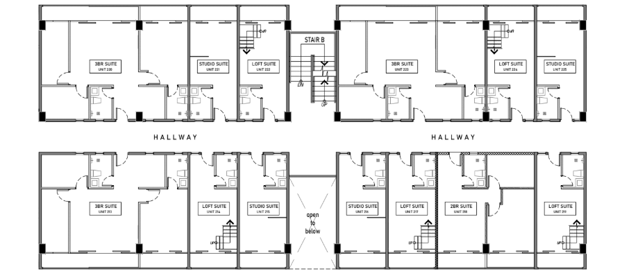 one garden residences bauhia 2F plan