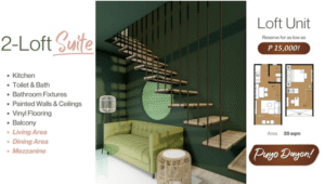 one garden residences loft unit plan