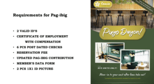 one garden residences puyo dayon requirement