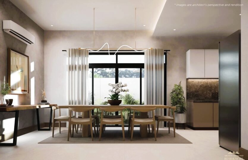 Arcenas Highland Residences dining