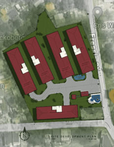 la bellezah flats pulangbato siteplan