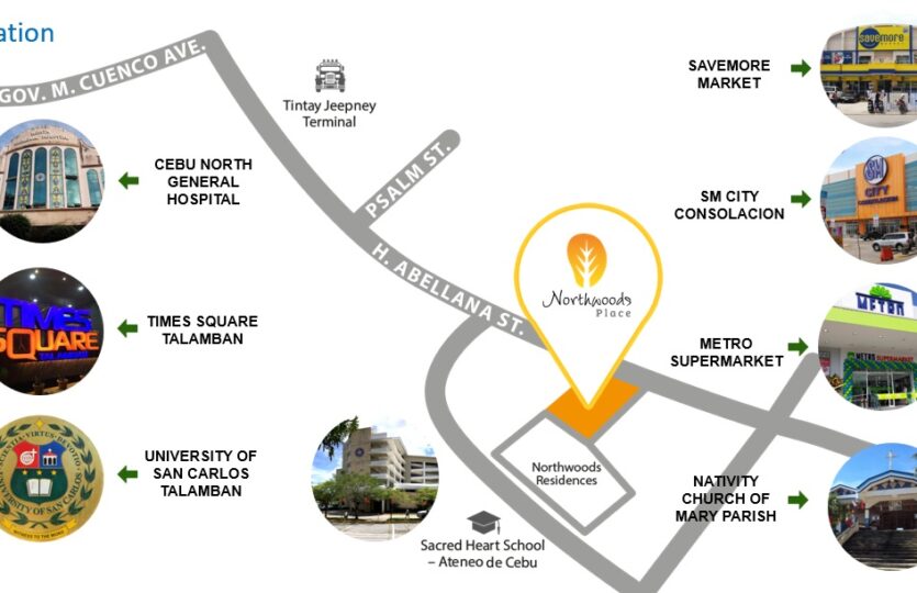 northwoods place location