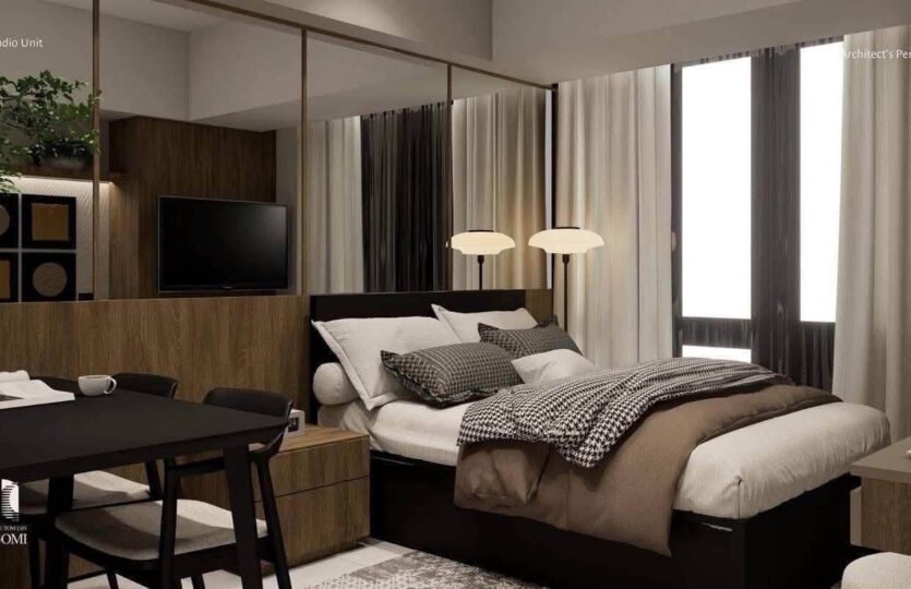 wave towers studio unit