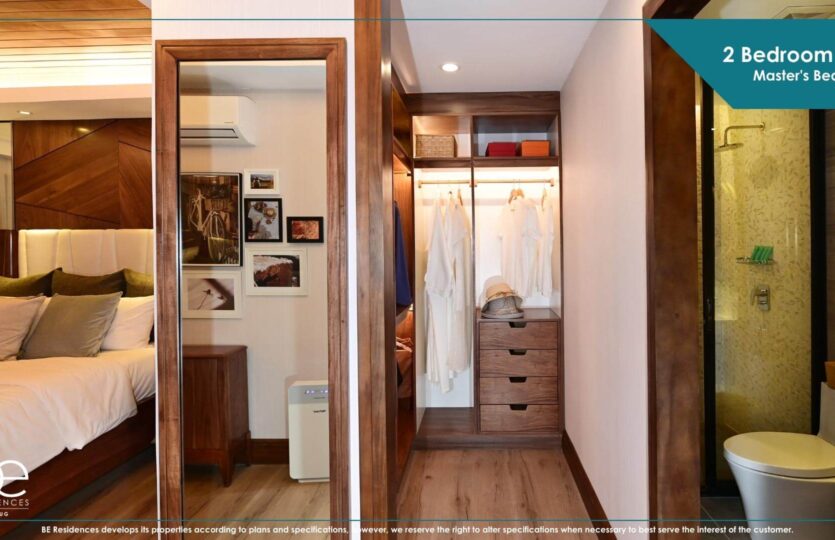 BE Residences Lahug 2BR_Walkincloset