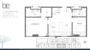 BE Uptown 2BR plan 65