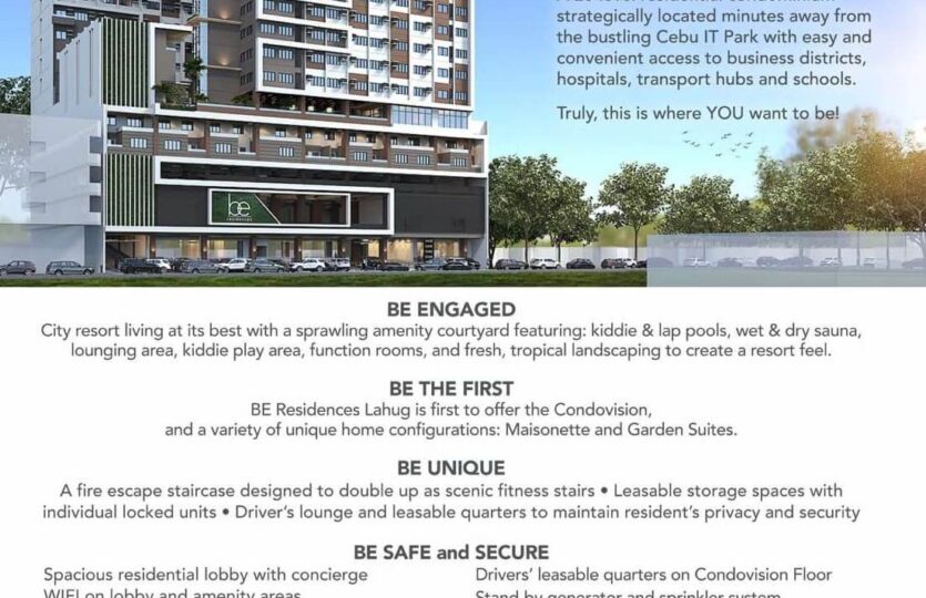 BE Residences Lahug Front Factsheet