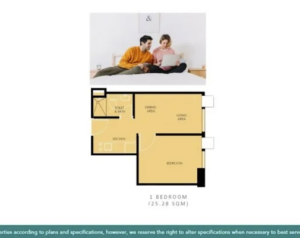 BE U Talamban 1-br plan