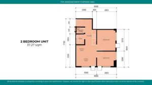 BE U Talamban 2BR plan