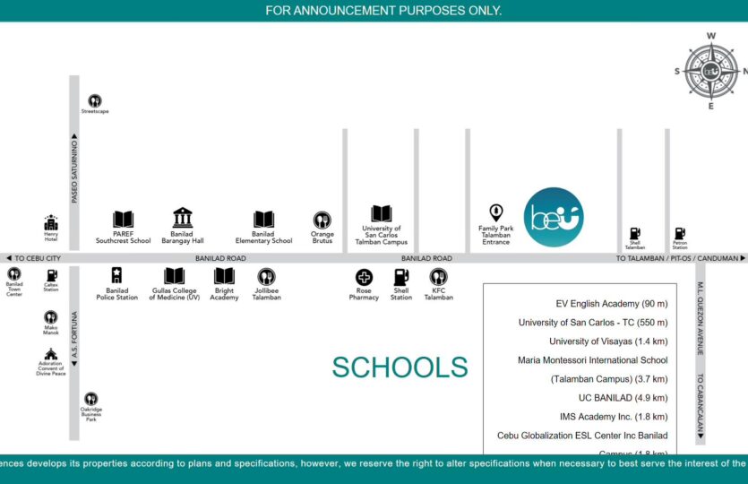 BE U Talamban Location