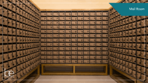 BE Residences Lahug Mail Room