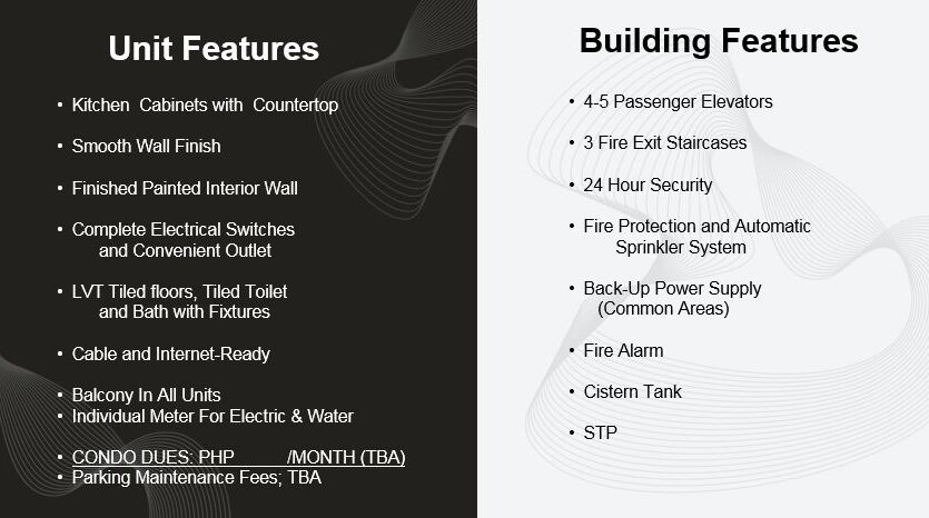 SOR UNIT & BLDG FEATURES