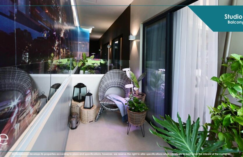 BE Residences Lahug Studio_Balcony