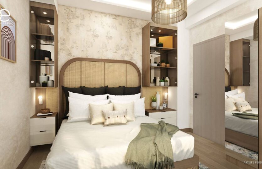 Unit Render - 1BR Suite (Bedroom)