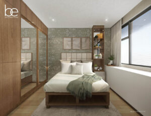 Unit Render - 2BR Suite (Bedroom)