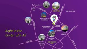 vertex central location