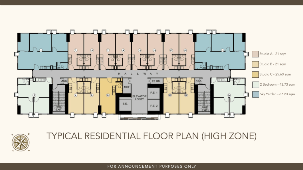 Floorplan - High Zone