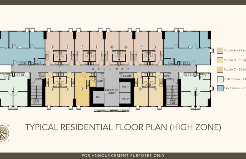 Floorplan - High Zone