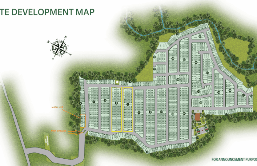pueblo de oro carcar SITE DEV'T MAP
