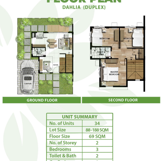 Danarra North Dahlia Floor pplan