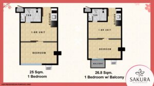 Sakura Residences 1BR balcony UNIT 4
