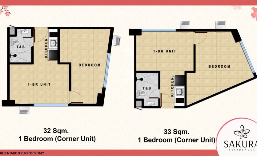 Sakura Residences 1BR corner