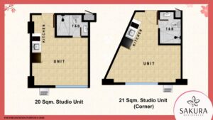 Sakura Residences Studio corner UNIT-2