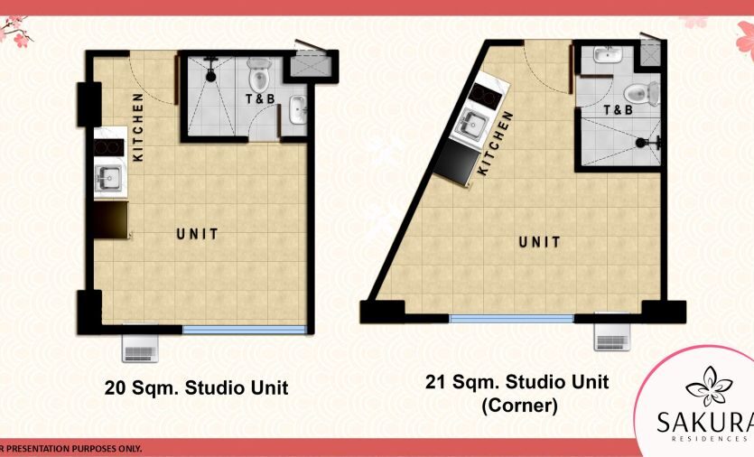 Sakura Residences Studio corner UNIT-2