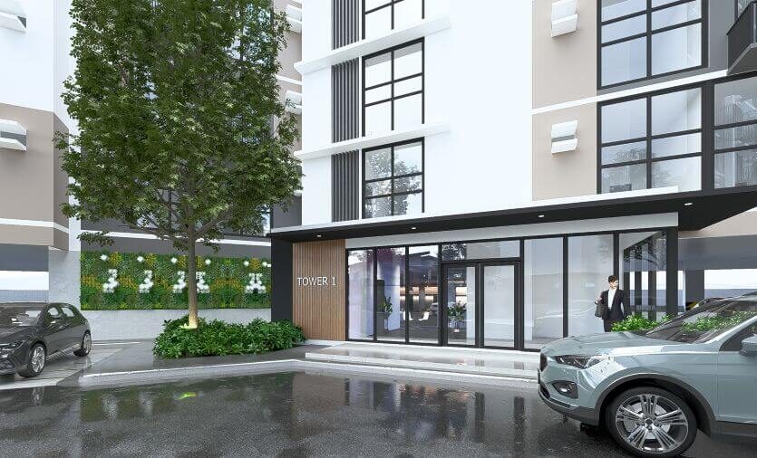 Sakura Residences TOWER 1 ENTRY